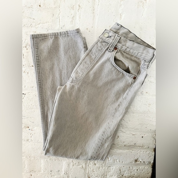 Vintage 1985 Levi’s 501 Button Fly Jeans – Gray – Hemmed/Altered – USA Made - Picture 1 of 7